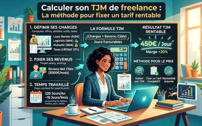 Calculer son TJM de freelance : La méthode pour fixer un tarif rentable