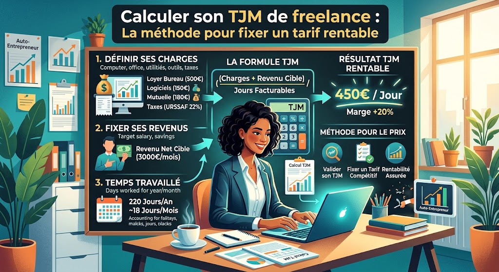 Calculer son TJM de freelance La méthode pour fixer un tarif rentable