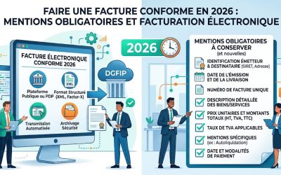 Faire une facture conforme en 2026 : Mentions obligatoires et facturation électronique